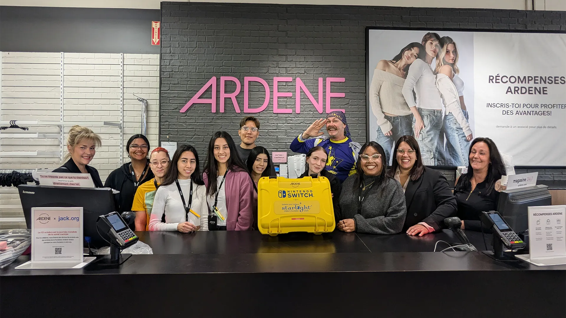 Thank you to Ardène Greenfield Park for your Nintendo Switch Console. 